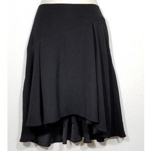 VINCE CAMUTO Holiday Glam Rich Black A-line Skirt 5626E1M